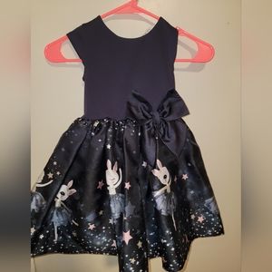 H&M Bunny Party Dress 3t /4t
